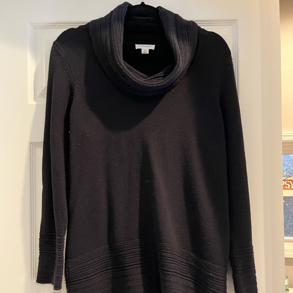 Calvin Klein Cowl Neck Tunic Sweater